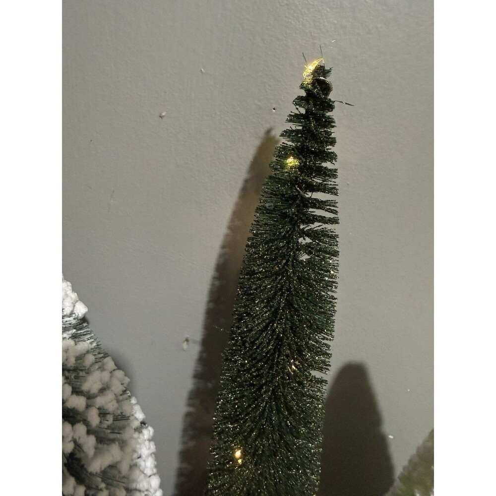 5Pcs Mini Christmas Trees Christmas Decor Artificial Brush Tree Decorations - Picture 5 of 13